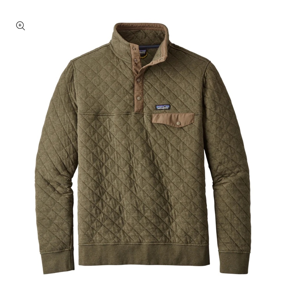 Men's Organic Cotton Quilt Snap-T® Pullover
